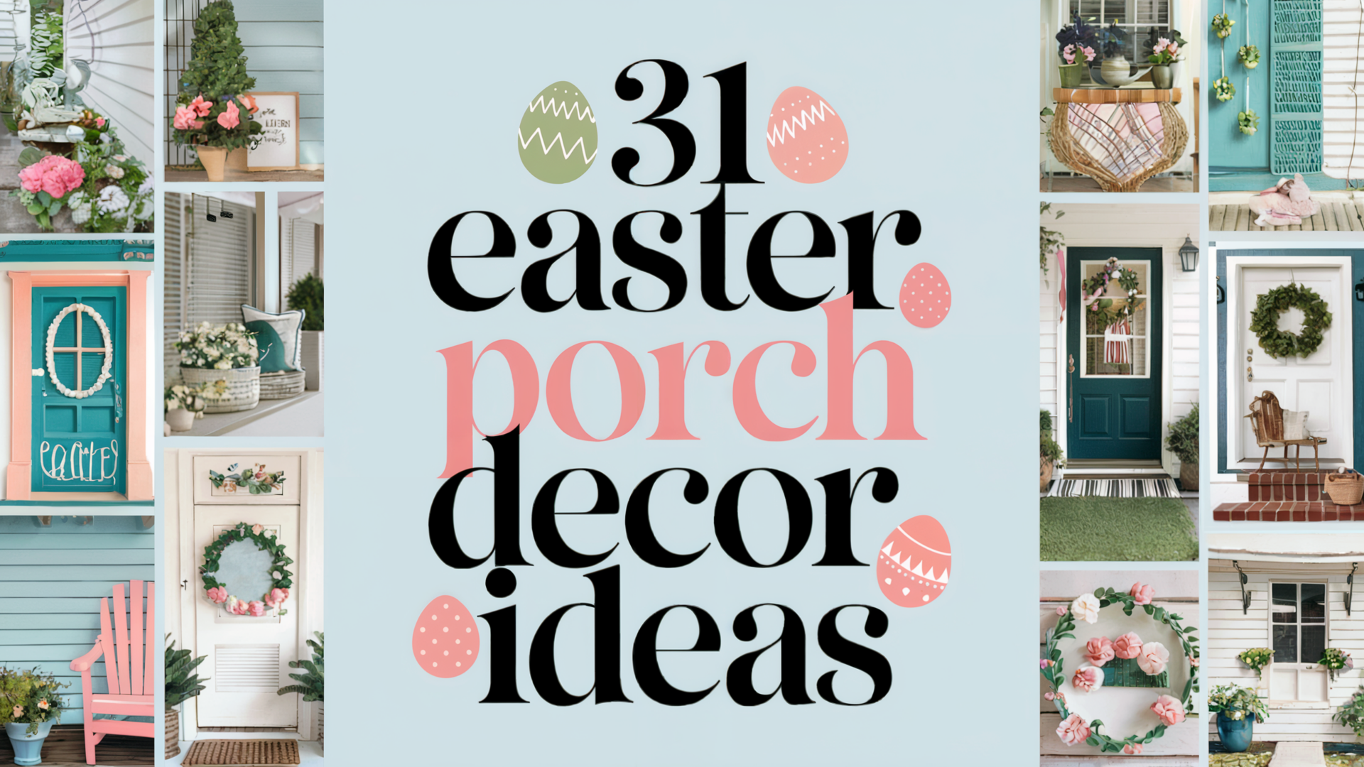 31 Adorable Easter Porch Decor Ideas