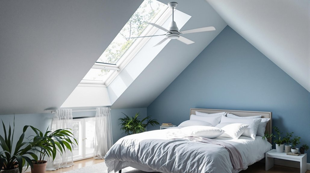 cool your loft bedroom