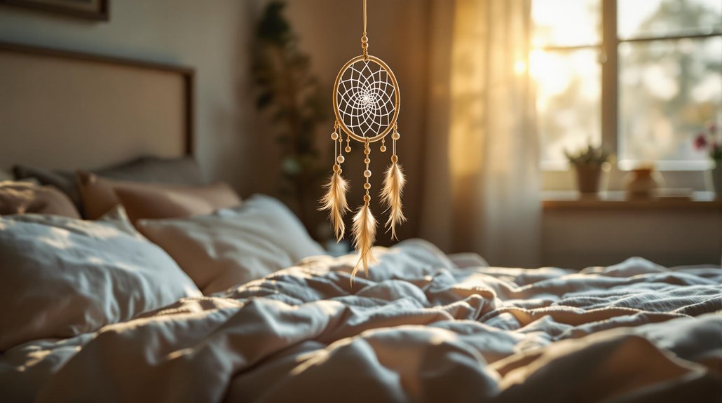 hang dreamcatcher in bedroom