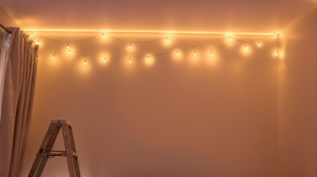 hang led lights easily