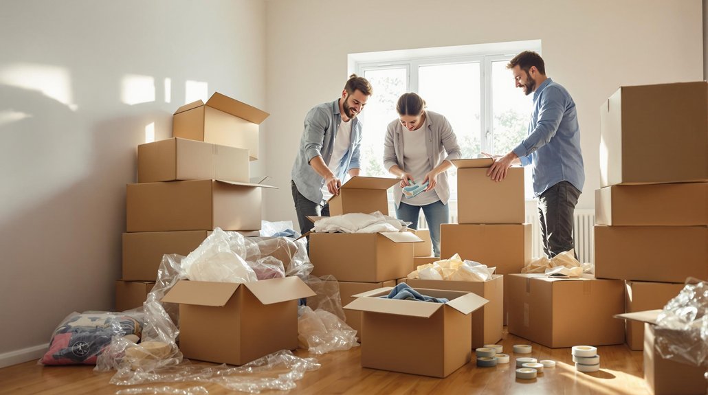 packing a 2 bedroom flat