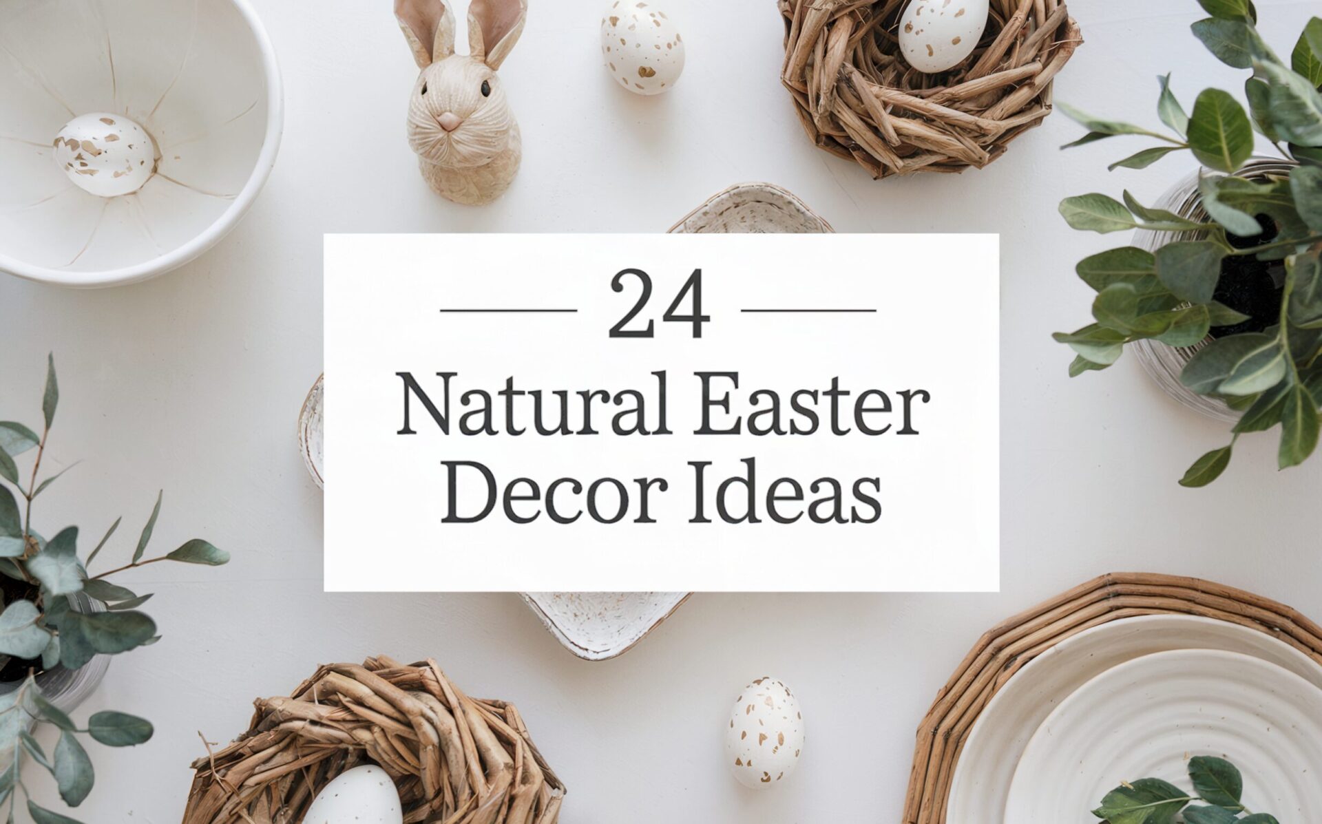 24 Natural Easter Decor Ideas