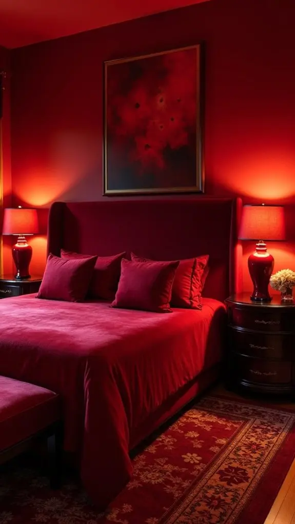 add red accent decor