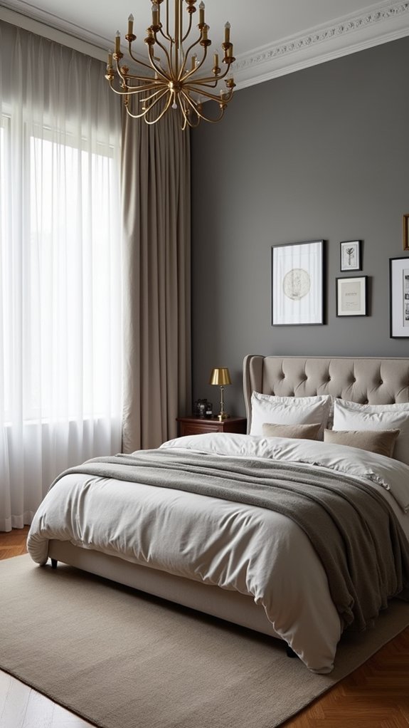 brass and gray harmony