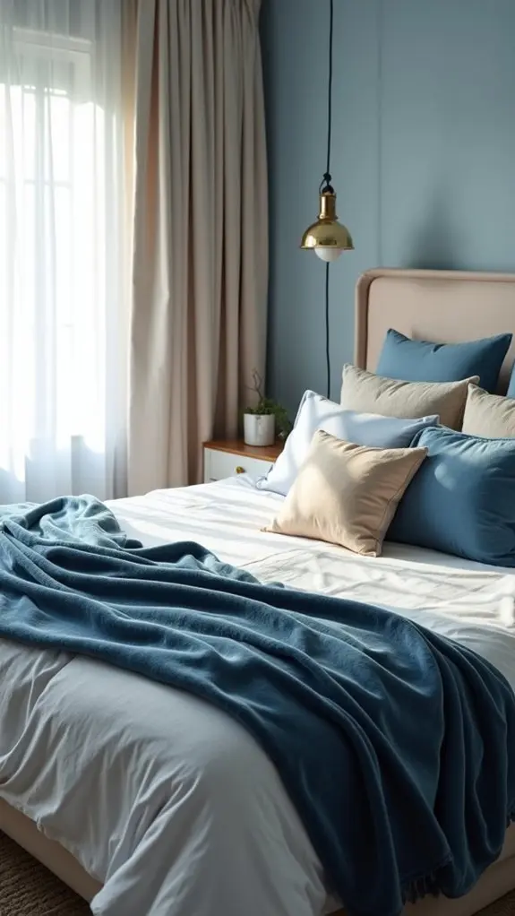 cozy soft decorative textiles