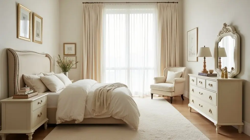 elegant cream bedroom furniture