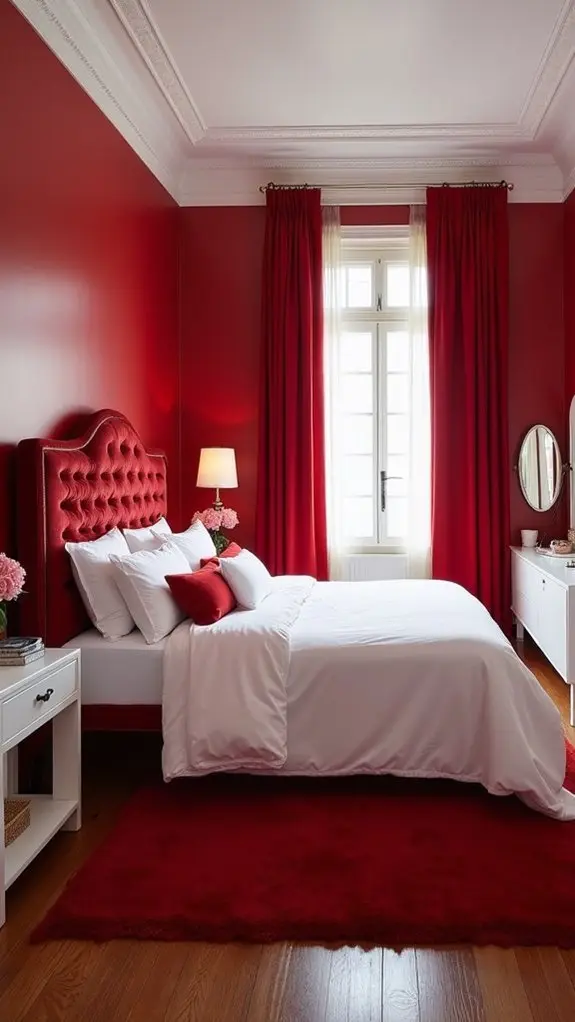 red and white combinations